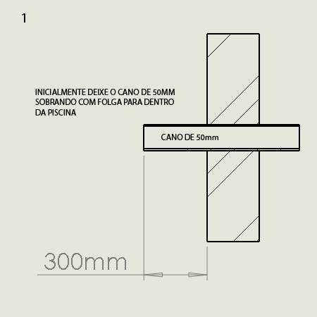 Desenho corte de cano para refletor SMD Netuno-01